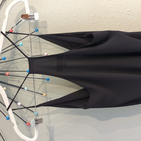 Lulu's black bodysuit thong top strappy size small - Picture 7 of 10